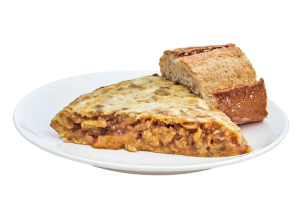 Picho de la tortilla del Bodi. Tortilla de patatas Santander.
